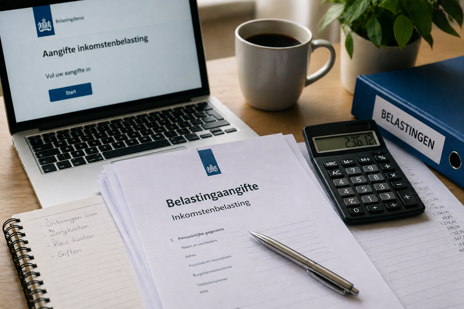 Visie belastingaangifte